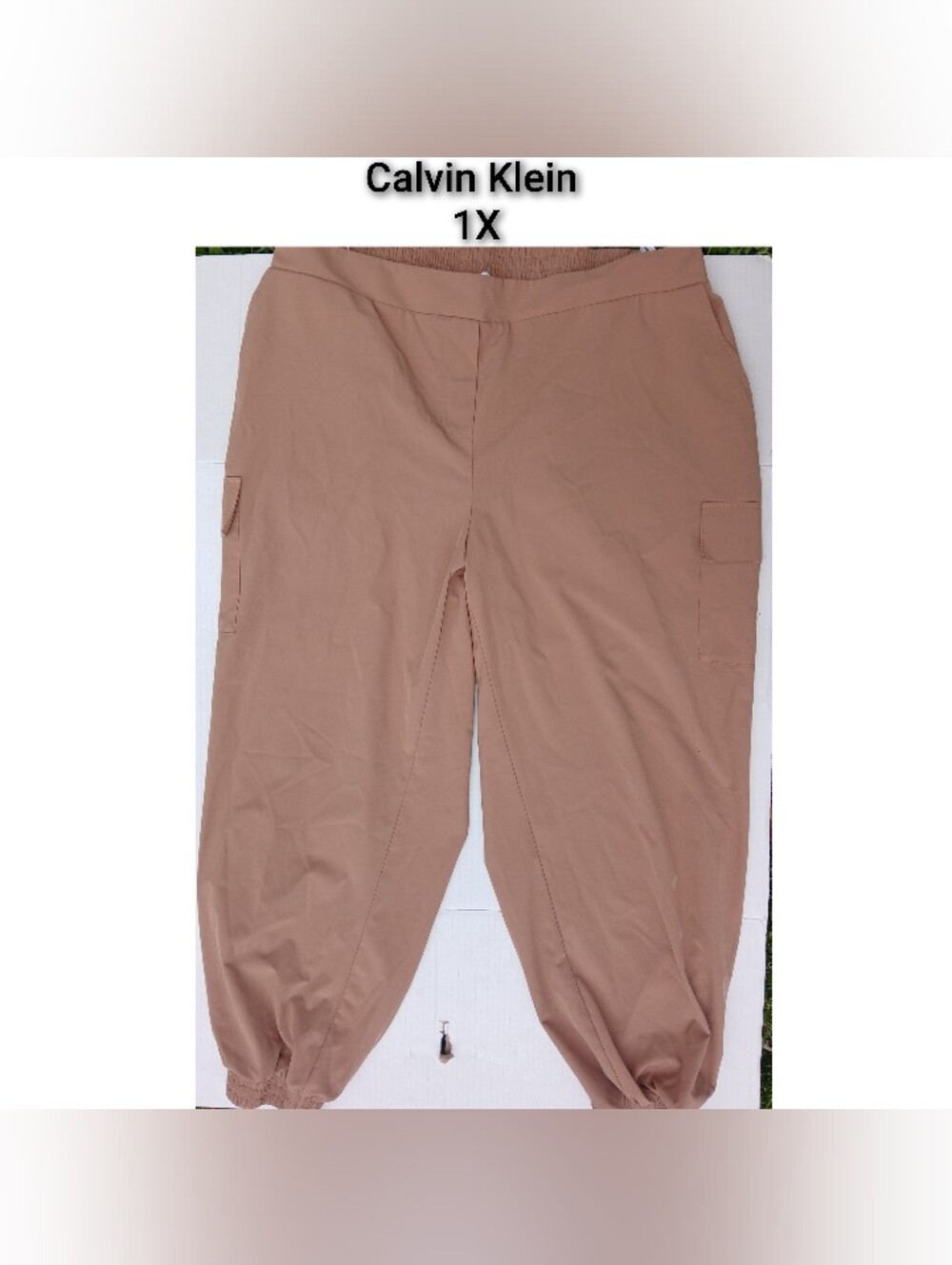 Calvin Klein Blush Pink Dress - Logo Visible